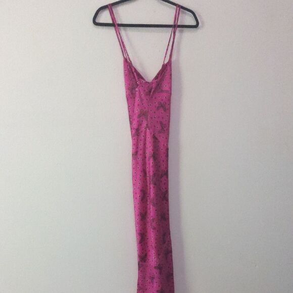Urban Outfitters Pink Butterfly Print Maxi Dress - Picture 5 of 6